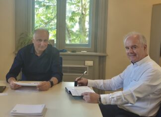 Συνάντηση του δημάρχου Τεμπών με τον πρόεδρο του Πράσινου Ταμείου για τα έργα στην περιοχή