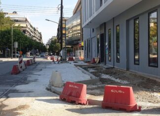 Λάρισα: Ξεκινούν εργασίες σε νέο τμήμα της οδού Ανθίμου Γαζή