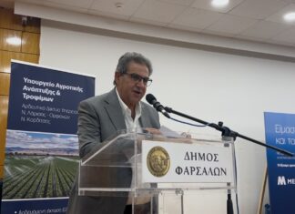 Εσκίογλου στην υπογραφή του αρδευτικού Υπέρειας – Ορφανών: «Νέα εποχή για την αγροτική ανάπτυξη των Φαρσάλων»