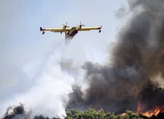 Συναγερμός για φωτιά σε περιοχή της Λάρισας – Εναέρια μέσα στην μάχη για να την σβήσουν