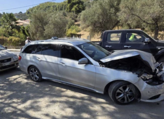Καραμπόλα τεσσάρων αυτοκινήτων – Μία γυναίκα τραυματίας (φώτο)