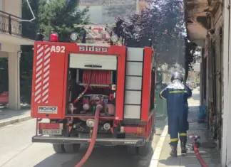 Συναγερμός στην Πυροσβεστική για φωτιά σε σπίτι μέσα στην Λάρισα