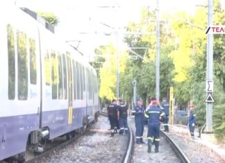 Νεκρός ο πεζός που παρασύρθηκε από τρένο του Προαστιακού