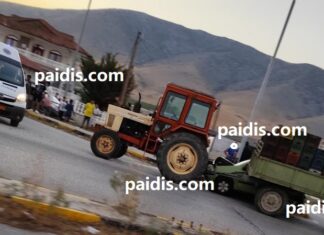 Λάρισα: Ενας τραυματίας σε σύγκρουση τρακτέρ με αυτοκίνητο – ΦΩΤΟ