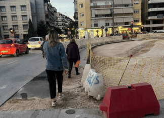 Λάρισα: Φοβιστική η κατάσταση για τους πεζούς στην Ηρώων Πολυτεχνείου – Φαρσάλων λόγω έργων (ΦΩΤΟ-ΒΙΝΤΕΟ)