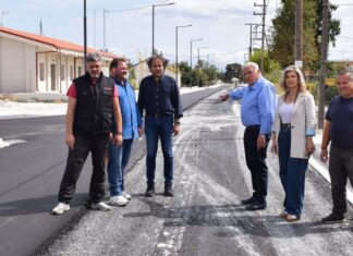 Δήμος Κιλελέρ: Aυτοψία του δημάρχου στα έργα ανακατασκευής του οδικού δικτύου στον Πλατύκαμπο