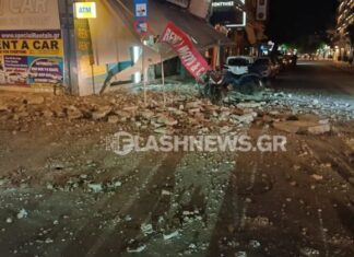 Κατέρρευσε μπαλκόνι κάνοντας εκκωφαντικό θόρυβο – Από τύχη δεν υπήρξαν τραυματισμοί – ΦΩΤΟ
