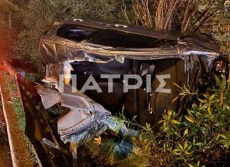 Σοβαρό τροχαίο: Εγκλωβίστηκε ο οδηγός στα συντρίμμια – ΦΩΤΟ