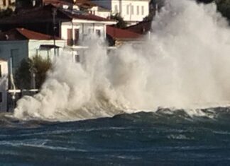 Συγκλονιστικές εικόνες από την πρόσφατη φουρτούνα στην Άφυσσο Πηλίου – ΦΩΤΟ