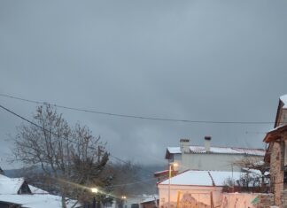 Λάρισα: Χιονίζει στη Σπηλιά – Στους 5 πόντους το χιόνι – Υπέροχο τοπίο (ΦΩΤΟ)