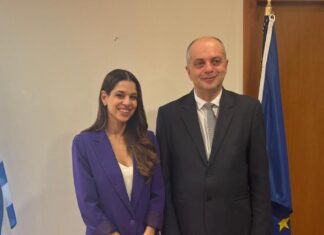 Συνάντηση Χρήστου Καπετάνου με τη Γενική Γραμματέα του Υπουργείου Ενέργειας, Δέσποινα Παληαρούτα, για το αγροτικό ρεύμα