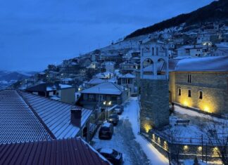 Δείτε που το έστρωσε στη Λάρισα – Στα λευκά η Περιφερειακή Ενότητα