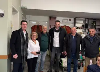Επαφές με τους δημότες του Αμπελώνα είχε χθες ο δήμαρχος Τυρνάβου