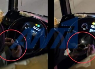 Οδηγός λεωφορείου με επιβάτες αφήνει το τιμόνι κι αρχίζει να τρώει – Δείτε βίντεο