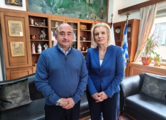 Συνάντηση Καραλαριώτου – Σακκά: Ενίσχυση της συνεργασίας προς όφελος των πολιτών