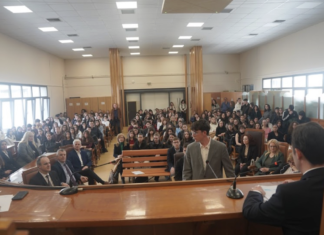 Εικονική δίκη για μαθητές Λυκείου στην Λάρισα – ΦΩΤΟ