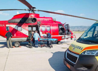 Έπεσε σε πλοίο από ύψος 6 μέτρων και τραυματίστηκε σοβαρά, έγινε αεροδιακομιδή στη Λάρισα