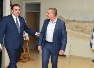 Τεχνητή Νοημοσύνη και Πολιτική Προστασία στο επίκεντρο της συνάντησης Πιερρακάκη- Κουρέτα