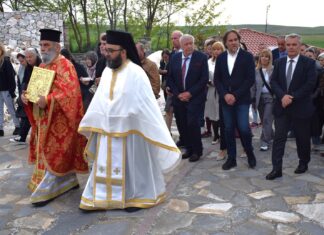 Στον Εσπερινό στην Παναγία Κριτσιλάρ ο Θανάσης Νασιακόπουλος