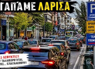 Λάρισα: Το κέντρο ασφυκτιεί, οι κάτοικοι ταλαιπωρούνται, οι επισκέπτες… εγκαταλείπουν!