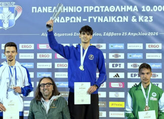 Πρωταθλητής Ελλάδας ο Ελασσονίτης Μάνος Σολωμός στα 10.000 μέτρα