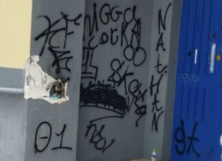 Αυτή είναι η κατάντια της Λάρισας – Δείτε εικόνα με βανδαλιστικό γκράφιτι σε σχολείο