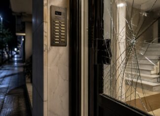 Χτυπούσε κουδούνια στις 6 το πρωί και έσπασε την τζαμόπορτα πολυκατοικίας- «Θα γίνει χαμός»