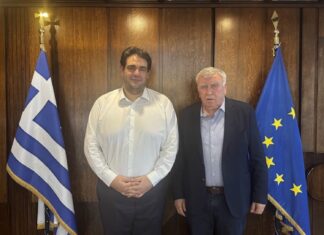 Συνάντηση Θανάση Νασιακόπουλου με τον Υπουργό Εσωτερικών Θεόδωρο Λιβάνιο