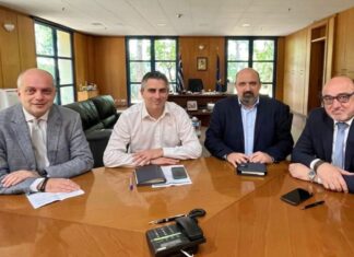 Συνάντηση Χρήστου Καπετάνου με τον Υπουργό Υποδομών Χρίστο Δήμα για τα οδικά έργα και τις γέφυρες Daniel στη Λάρισα