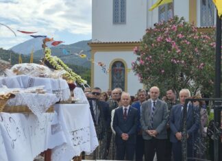 Με λαμπρότητα και πλήθος πιστών ο εορτασμός των Πολιούχων Αγίων Κωνσταντίνου και Ελένης στο Συκούριο