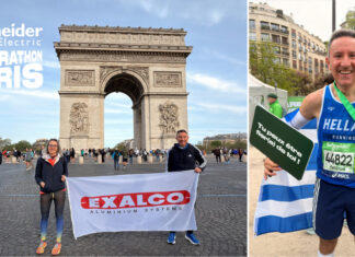 Ο Κριστιάν Περάκης με την EXALCO στον Schneider Electric Marathon de Paris 2026