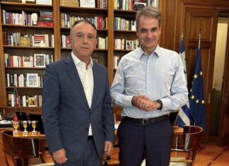 Με τον Πρωθυπουργό συναντήθηκε ο Κέλλας: Ο ελληνικός λαός θα δώσει για τρίτη φορά ηχηρή εντολή στον Μητσοτακη