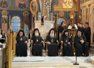 Με λαμπρότητα και μαζική προσέλευση ο Πανηγυρικός Εσπερινός στον Άγιο Αχίλλιο Λάρισας (φωτο – βίντεο)