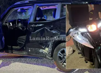 Τραυματισμός ντελιβερά σε τροχαίο με τζιπ – Δείτε φωτογραφίες