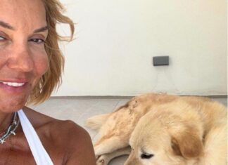 Η Χριστίνα Παππά, παράδειγμα προς μίμηση, υιοθέτησε σκύλο μεγάλης ηλικίας από το Στεφανόβουνο Ελασσόνας στη Μύκονο!
