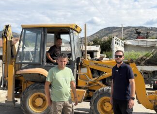 Δήμος Τυρνάβου: Σε εξέλιξη εργασίες καθαρισμού καναλιού αποστράγγισης στα Δελέρια – ΦΩΤΟ