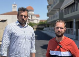 Ασφαλτοστρώθηκε η οδός Ιωάννη Πεζαρου στον Τύρναβο