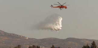 Στο πόδι η Πυροσβεστική για μεγάλη φωτιά έξω από την Λάρισα – Επιχείρηση και με ελικόπτερα