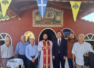 Στον Ευαγγελισμό Ελασσόνας ο Θανάσης Παιδής για τη γιορτή του Αγίου Αθανασίου του Αθωνίτου