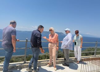 Ρένα Καραλαριώτου: Αυτοψία στη Σκόπελο για σημαντικά έργα υποδομής