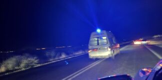 Λάρισα: Δύο τραυματίες σε καραμπόλα στον κόμβο της Γυρτώνης