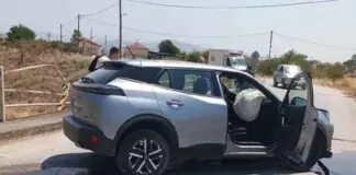 Τροχαίο ατύχημα σε επικίνδυνη στροφή στο δρόμο Δελερίων – Αργυροπουλίου (ΦΩΤΟ)