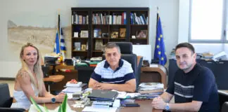 Συνάντηση του Περιφερειάρχη Θεσσαλίας Δημήτρη Κουρέτα με την Αντιγόνη Ντρισμπιώτη – Συγχαρητήρια για τη νέα μεγάλη επίδοση της Καρδιτσιώτισσας πρωταθλήτριας