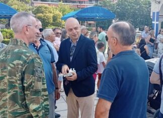 Ο Χρήστος Καπετάνος στην Μεταμόρφωση του Σωτήρος: Τιμή στη μεγάλη γιορτή της Ορθοδοξίας και στις Ένοπλες Δυνάμεις