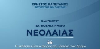 Χρήστος Καπετάνος για την Παγκόσμια Ημέρα Νεολαίας: «Η νεολαία δεν είναι το αύριο – Είναι η δύναμη του σήμερα»