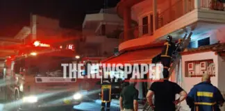 Στάχτη μανάβικο στη Θεσσαλία – Κάηκαν εμπορεύματα, υπολογιστές και έγγραφα
