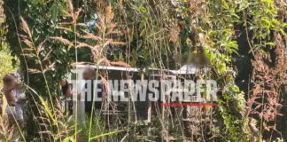 Θρίλερ με τροχαίο στο Πήλιο: Ανατράπηκε μίνι μπας με οικογένειες και κατέληξε σε χωράφια
