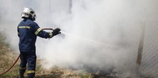 Φωτιά σε ξερά χόρτα στη Λάρισα – Στο σημείο με τέσσερα οχήματα η πυροσβεστική!