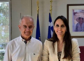 Συνάντηση Γ. Μανώλη με την Υφυπουργό Εσωτερικών Β. Χαραλαμπογιάννη – Στο επίκεντρο η ενίσχυση του Δήμου Τεμπών με προσωπικό