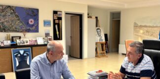 Μετά τους 7 Δήμους, στο επίκεντρο τα μεγάλα έργα του Νομού Λάρισας-Συνάντηση Καπετάνου με Κουρέτα
